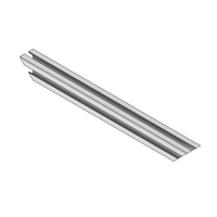 MODULAR SOLUTIONS PROFILE 30 SERIES 30MM X 30MM DIAGONAL BRACE CUT AT A 45 DEG ANGLE, 300MM